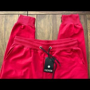 Red Lounge Pants - NWT